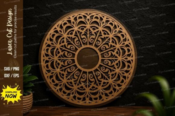 Download Mandala Circle Pattern Laser Cut Svg - Circle Collection