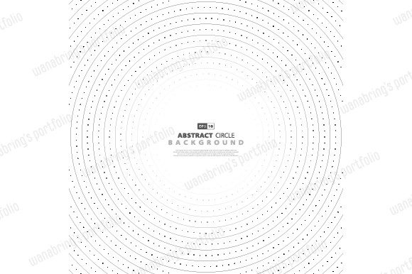 Download Abstract Circle Pattern of Modern Techno - Circle Collection