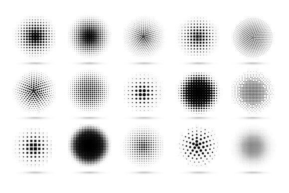 Download Circle Halftone. Abstract Dotted Circles - Circle Collection
