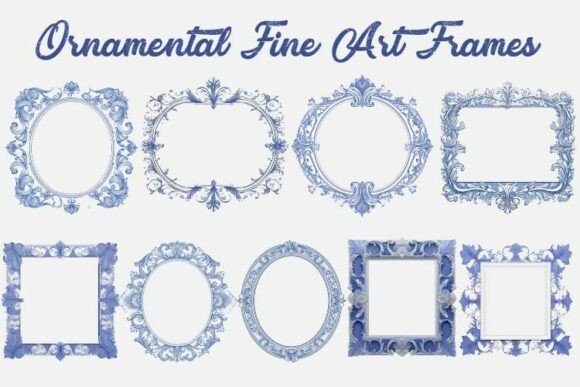 Download Ornamental Art Frames Vintage Style - Premium Bundle