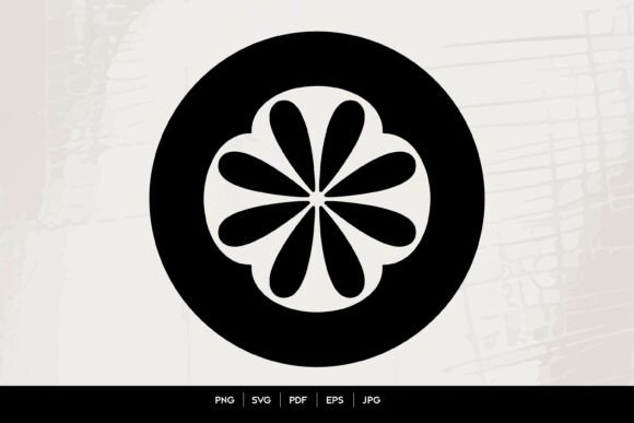 Download Abstract Floral Circle Symbol - Circle Collection